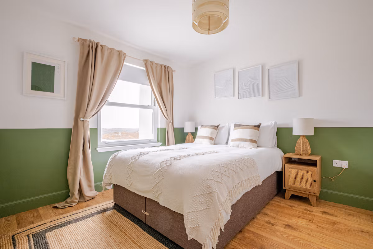 Bedroom view in Hillside House